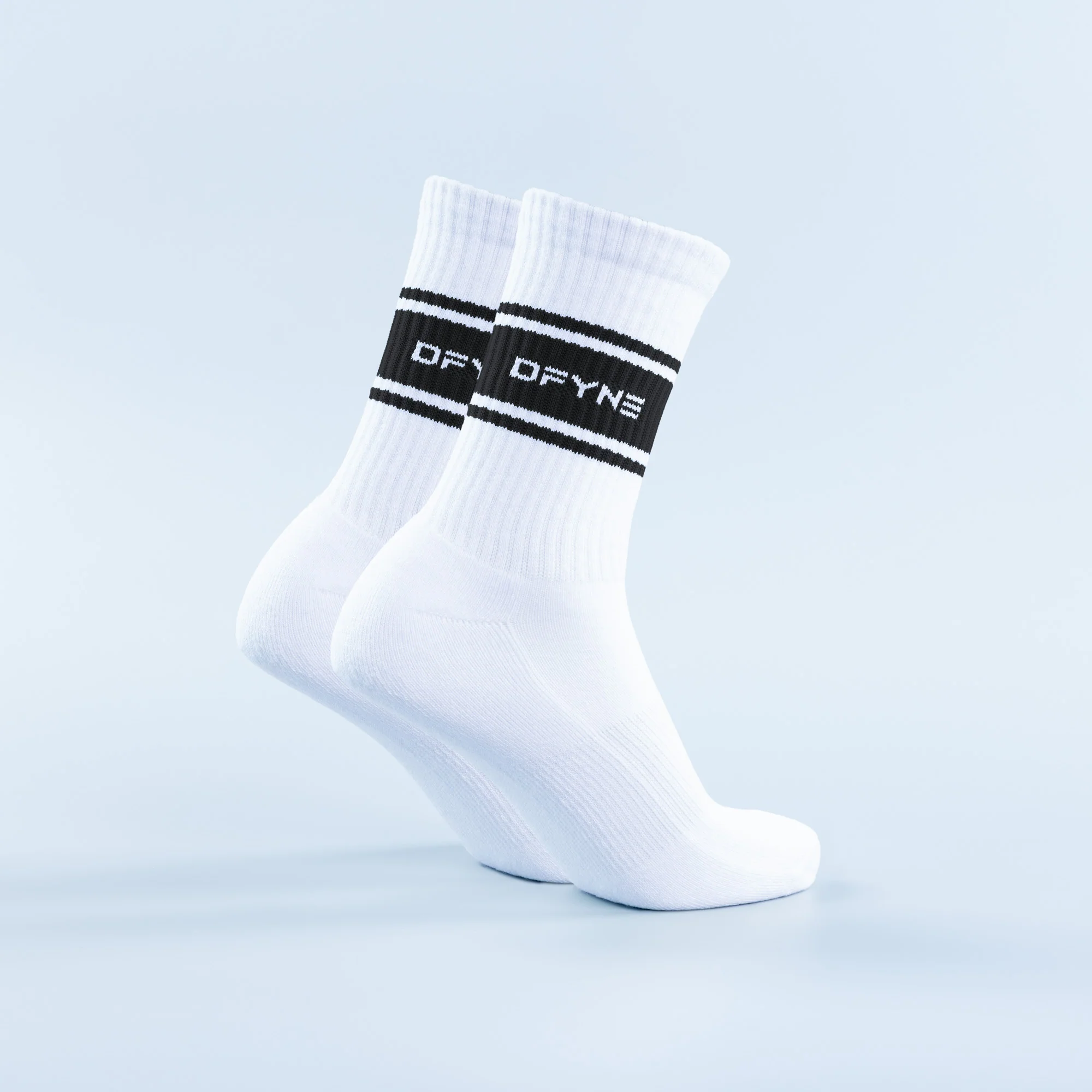 Sports Stripe Crew Socks - Image 2